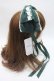 画像3: axes femme kawaii / レディローズヘッドドレス  グリーン Y-25-06-03-021-AX-AC-SZ-ZY (3)