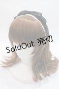 axes femme kawaii / レースリボンカチューシャ  黒 Y-25-06-03-022-AX-AC-SZ-ZY