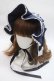 画像1: axes femme kawaii / メアリーハーフボンネット  紺 Y-25-06-03-023-AX-AC-SZ-ZY (1)