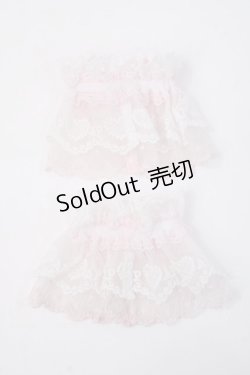 画像2: Angelic Pretty / ドットリボン配色お袖とめ  ピンク×白 Y-25-06-03-003-AP-ZA-SZ-ZY