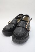 axes femme POETIQUE / 厚底ローファー M 黒 Y-25-06-03-024-AX-SH-SZ-ZY