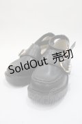 axes femme POETIQUE / 厚底ローファー M 黒 Y-25-06-03-024-AX-SH-SZ-ZY
