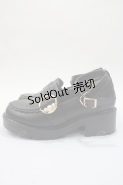 画像2: axes femme POETIQUE / 厚底ローファー M 黒 Y-25-06-03-024-AX-SH-SZ-ZY