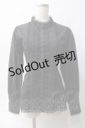 ATELIER PIERROT / Calmato Blouse  黒 Y-25-06-03-025-EL-BL-SZ-ZY