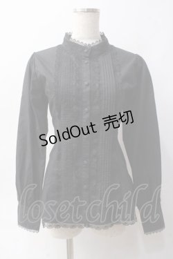 画像1: ATELIER PIERROT / Calmato Blouse  黒 Y-25-06-03-025-EL-BL-SZ-ZY
