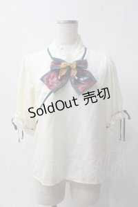 Amavel / おもひでの玩具箱 和風ブラウス F グリーン Y-25-06-03-027-CA-BL-SZ-ZY
