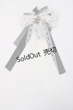 画像2: Physical Drop / リボンブローチ  黒 Y-25-06-03-004-LO-ZA-SZ-ZT150-F002