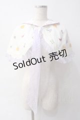 BABY,THE STARS SHINE BRIGHT / Soiree Au Chat Noir柄ケープ  オフ白 Y-25-06-03-034-BA-JA-SZ-ZY