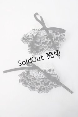 画像1: GOTH / 髑髏レースお袖とめ   Y-25-06-03-005-GO-ZA-SZ-ZY