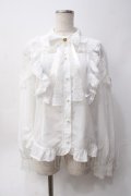 Angelic Pretty / Sweet Actressブラウス  白 Y-25-06-06-042-AP-BL-SZ-ZY