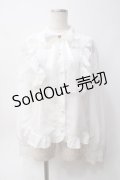 Angelic Pretty / Sweet Actressブラウス  白 Y-25-06-06-042-AP-BL-SZ-ZY