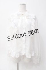 Angelic Pretty / Sweet Actressブラウス  白 Y-25-06-06-042-AP-BL-SZ-ZY
