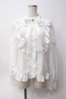 画像1: Angelic Pretty / Sweet Actressブラウス  白 Y-25-06-06-042-AP-BL-SZ-ZY