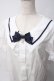 画像3: ALICE and the PIRATES / La brise chantanteセーラーカラーブラウス  ホワイト×ネイビー Y-25-06-06-044-PA-BL-SZ-ZY (3)