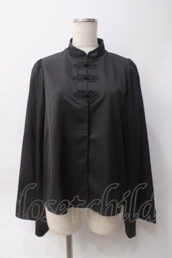 画像1: axes femme kawaii / メイリンブラウス M 黒 Y-25-06-06-047-AX-BL-SZ-ZY