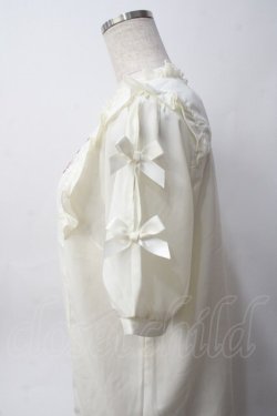 画像3: axes femme POETIQUE / フラワーハート刺繍ブラウス M 生成り Y-25-06-06-052-AX-BL-SZ-ZY