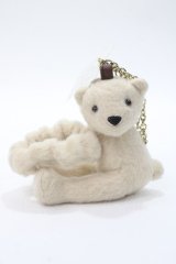 axes femme / 抱きつきクマグローブホルダー  キナリ Y-25-06-06-007-AX-ZA-SZ-ZT150-F002