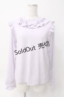 画像1: axes femme kawaii / フリルリボンカットプル M ラベンダー Y-25-06-06-057-AX-TO-SZ-ZY