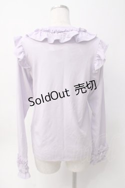 画像2: axes femme kawaii / フリルリボンカットプル M ラベンダー Y-25-06-06-057-AX-TO-SZ-ZY