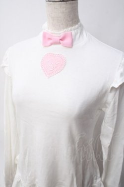 画像3: Angelic Pretty / Lovely Heartタートルネックカットソー  ホワイト Y-25-06-06-061-AP-TO-SZ-ZY