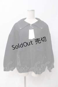 axes femme / オーバーシルエットデニムジャケット F 黒 Y-25-06-06-068-AX-JA-SZ-ZY