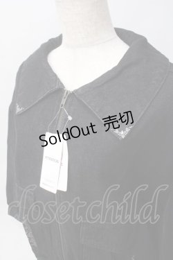 画像4: axes femme / オーバーシルエットデニムジャケット F 黒 Y-25-06-06-068-AX-JA-SZ-ZY