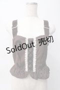 Amavel / ヴァイオリンモチーフ BACKレースUPビスチェ M ブラウン Y-25-06-06-070-CA-TO-SZ-ZY