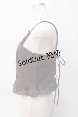 画像2: Amavel / ヴァイオリンモチーフ BACKレースUPビスチェ M ブラウン Y-25-06-06-070-CA-TO-SZ-ZY