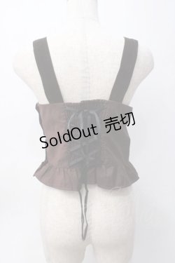 画像3: Amavel / ヴァイオリンモチーフ BACKレースUPビスチェ M ブラウン Y-25-06-06-070-CA-TO-SZ-ZY