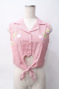 Swankiss / 3Dフラワー付チェリー刺繍シャツ F アカ Y-25-06-06-071-CA-BL-SZ-ZY