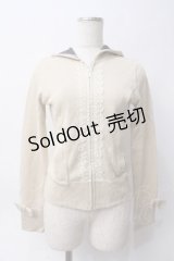 Emily Temple cute / フロントレースリボンパーカー M ゴールド Y-25-06-06-072-ET-TO-SZ-ZT456