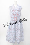 Swankiss / チェリー総柄ワンピース F ブルー Y-25-06-06-088-CA-OP-SZ-ZY