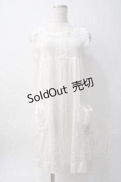 画像1: Jane Marple / ドットチュールエプロン M 生成り Y-25-06-06-089-JM-OP-SZ-ZY