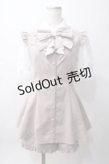 Secret Honey / ダブルラッフルレース半袖セットアップ 2 ピンク Y-25-06-06-094-CA-OP-SZ-ZY