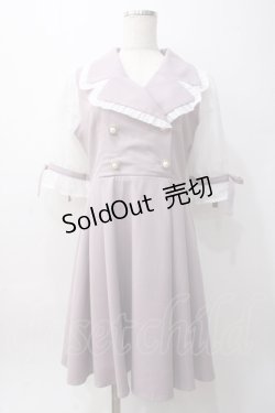 画像1: Rojita / 配色シアーテーラードワンピース F ピンク Y-25-06-06-095-LO-OP-SZ-ZY