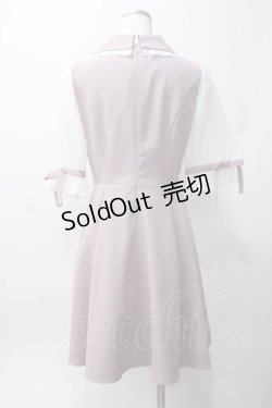 画像2: Rojita / 配色シアーテーラードワンピース F ピンク Y-25-06-06-095-LO-OP-SZ-ZY