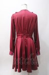 画像2: PAMEO POSE / ANNE DRESS F ボルドー Y-25-06-06-101-LO-OP-SZ-ZT115 (2)