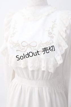 画像3: axes femme POETIQUE / ブロッキングブーケ刺繍ワンピース M ベージュ Y-25-06-06-115-AX-OP-SZ-ZY