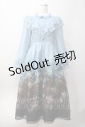 axes femme NOSTALGIE / ミスティローズ柄ワンピース F 紺 Y-25-06-06-117-AX-OP-SZ-ZY
