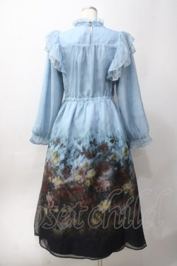 画像2: axes femme NOSTALGIE / ミスティローズ柄ワンピース F 紺 Y-25-06-06-117-AX-OP-SZ-ZY