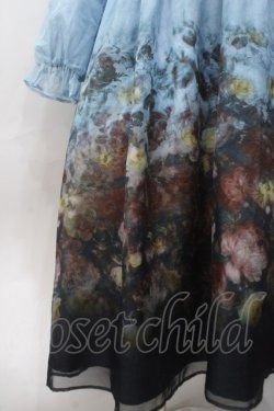 画像3: axes femme NOSTALGIE / ミスティローズ柄ワンピース F 紺 Y-25-06-06-117-AX-OP-SZ-ZY