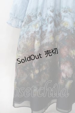 画像3: axes femme NOSTALGIE / ミスティローズ柄ワンピース F 紺 Y-25-06-06-117-AX-OP-SZ-ZY