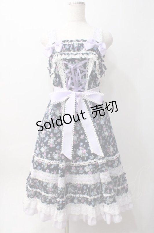 画像1: BABY,THE STARS SHINE BRIGHT / Rose de Rescht ジャンパースカート  紺 Y-25-06-06-122-BA-OP-SZ-ZY (1)