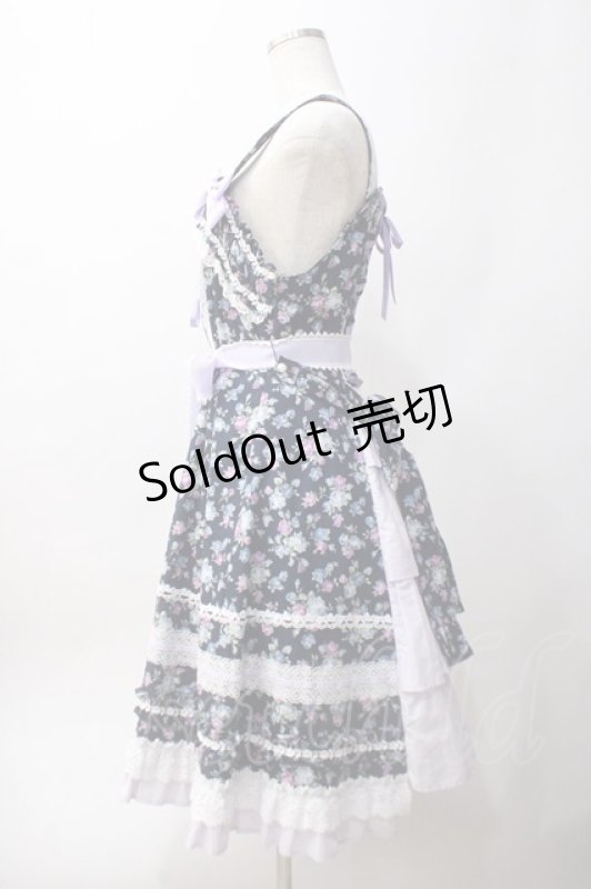 画像2: BABY,THE STARS SHINE BRIGHT / Rose de Rescht ジャンパースカート  紺 Y-25-06-06-122-BA-OP-SZ-ZY (2)