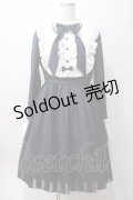 Angelic Pretty / Vintage Doll長袖ワンピース  ネイビー Y-25-06-06-125-AP-OP-SZ-ZY