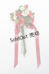 PINK HOUSE / いちごとお花のブーケコサージュ  アカ Y-25-06-06-017-LO-ZA-SZ-ZY