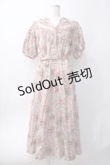 PINK HOUSE / いちご柄セーラーワンピース F ピンク Y-25-06-06-132-LO-OP-SZ-ZY