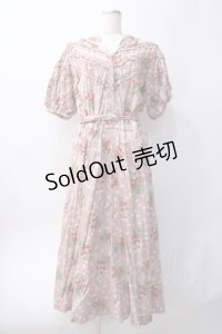 PINK HOUSE / いちご柄セーラーワンピース F ピンク Y-25-06-06-132-LO-OP-SZ-ZY