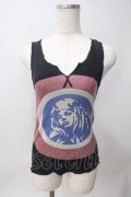 HYSTERIC GLAMOUR / サークルガールptタンクトップ F 黒 Y-25-06-06-138-PU-TO-SZ-ZY