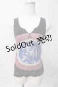 HYSTERIC GLAMOUR / サークルガールptタンクトップ F 黒 Y-25-06-06-138-PU-TO-SZ-ZY